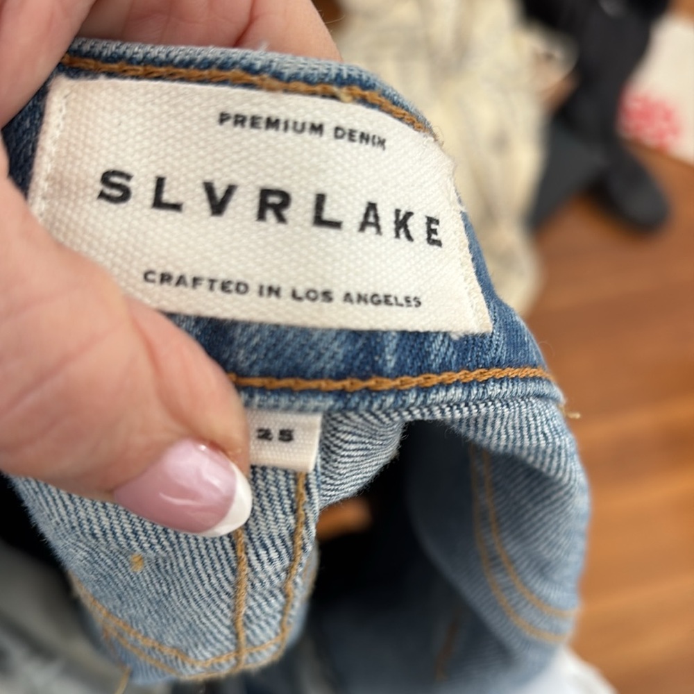 Slvrlake Madison cropped blue jeans size 25 like new fit tts - Picture 10 of 10
